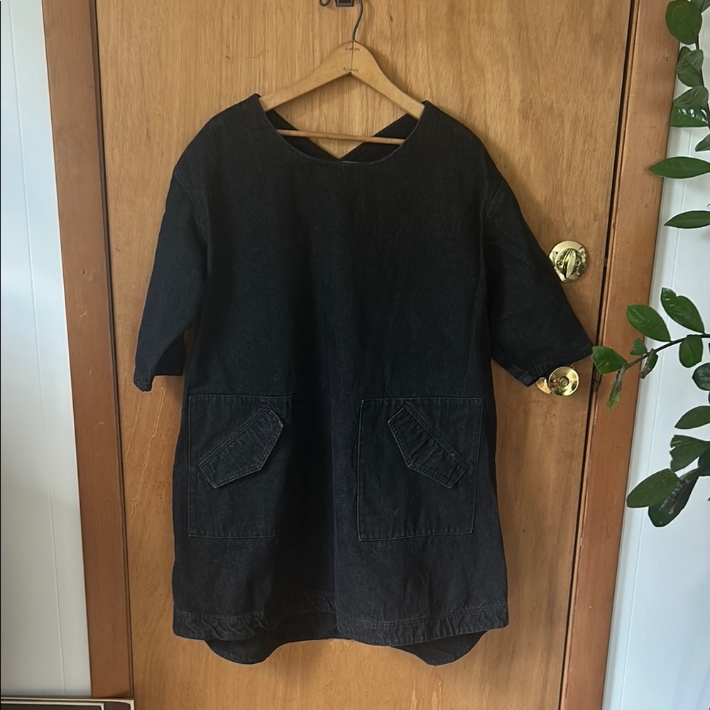 ursa minor over sized denim tunic dress